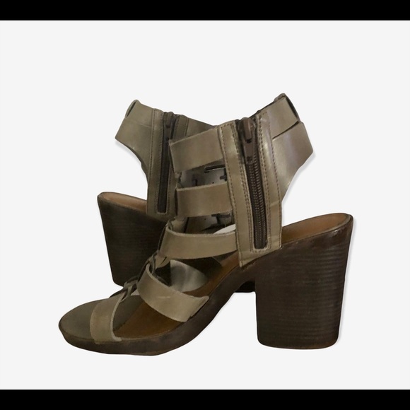 Rampage Jeana gray gladiator heel sandals - Picture 8 of 12